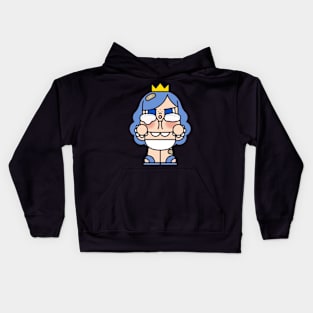 Cry baby Blue Kids Hoodie